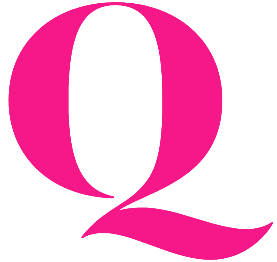Quinnipiac Bobcats Hot Pink Q Logo Premium DieCut Vinyl Decal PICK SIZE