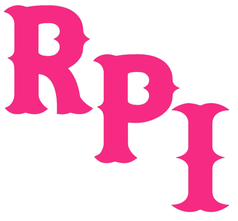 RPI Engineers HOT PINK Team Logo Premium DieCut Vinyl Decal PICK SIZE