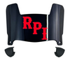 RPI Engineers Mini Football Helmet Visor Shield w/ Clips - PICK VISOR & LOGO COLOR