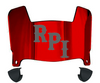 RPI Engineers Mini Football Helmet Visor Shield w/ Clips - PICK VISOR & LOGO COLOR