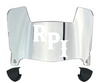 RPI Engineers Mini Football Helmet Visor Shield w/ Clips - PICK VISOR & LOGO COLOR
