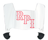 RPI Engineers Mini Football Helmet Visor Shield w/ Clips - PICK VISOR & LOGO COLOR