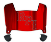 RPI Engineers Mini Football Helmet Visor Shield w/ Clips - PICK VISOR & LOGO COLOR
