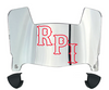 RPI Engineers Mini Football Helmet Visor Shield w/ Clips - PICK VISOR & LOGO COLOR