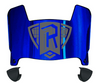 Radford Highlanders Mini Football Helmet Visor Shield w/ Clips - PICK VISOR & LOGO COLOR