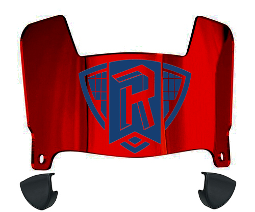 Radford Highlanders Mini Football Helmet Visor Shield w/ Clips - PICK VISOR & LOGO COLOR