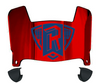 Radford Highlanders Mini Football Helmet Visor Shield w/ Clips - PICK VISOR & LOGO COLOR