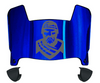 Radford Highlanders Mini Football Helmet Visor Shield w/ Clips - PICK VISOR & LOGO COLOR
