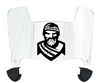 Radford Highlanders Mini Football Helmet Visor Shield w/ Clips - PICK VISOR & LOGO COLOR