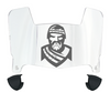 Radford Highlanders Mini Football Helmet Visor Shield w/ Clips - PICK VISOR & LOGO COLOR