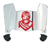 Radford Highlanders Mini Football Helmet Visor Shield w/ Clips - PICK VISOR & LOGO COLOR