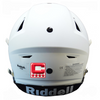 Red 3D Football Helmet Bumper Captain Patch Jersey C Style - Perfect for Adult & Youth Full Size Football Helmets