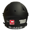 Red 3D Football Helmet Bumper Captain Patch Jersey C Style - Perfect for Adult & Youth Full Size Football Helmets