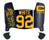 Reggie White Green Bay Packers Mini Football Helmet Visor w/ Clips - PICK COLOR