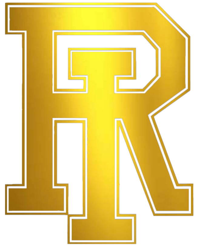 Rhode Island Rams GOLD CHROME MIRROR Team Logo Premium DieCut Vinyl Decal PICK SIZE