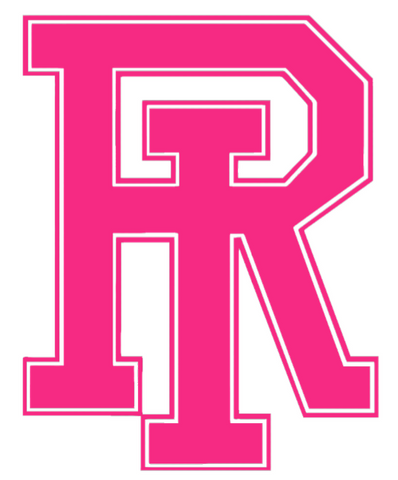 Rhode Island Rams HOT PINK Team Logo Premium DieCut Vinyl Decal PICK SIZE