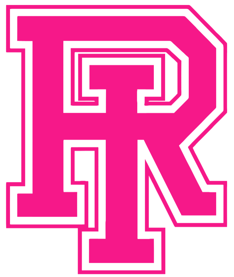 Rhode Island Rams Hot Pink Retro Throwback Logo Premium DieCut Vinyl Decal PICK SIZE