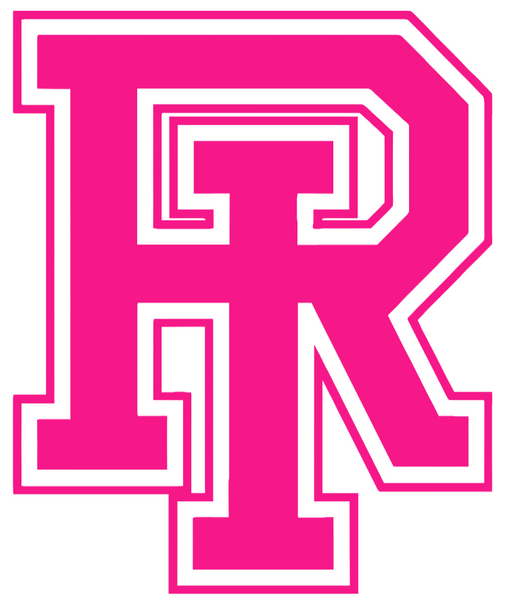 Rhode Island Rams Hot Pink Retro Throwback Logo Premium DieCut Vinyl Decal PICK SIZE