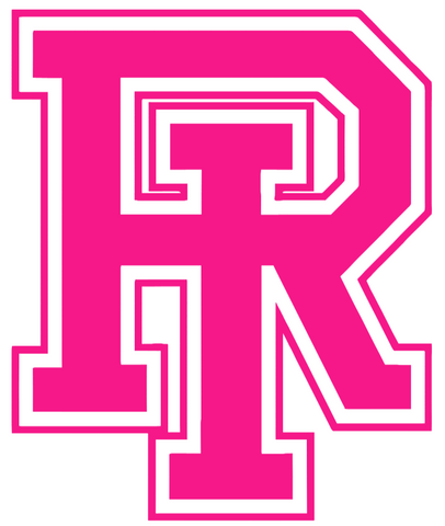 Rhode Island Rams Hot Pink Retro Throwback Logo Premium DieCut Vinyl Decal PICK SIZE