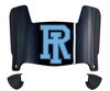 Rhode Island Rams Mini Football Helmet Visor Shield w/ Clips - PICK VISOR & LOGO COLOR