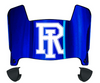 Rhode Island Rams Mini Football Helmet Visor Shield w/ Clips - PICK VISOR & LOGO COLOR
