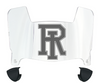 Rhode Island Rams Mini Football Helmet Visor Shield w/ Clips - PICK VISOR & LOGO COLOR