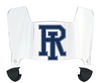 Rhode Island Rams Mini Football Helmet Visor Shield w/ Clips - PICK VISOR & LOGO COLOR