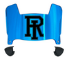 Rhode Island Rams Mini Football Helmet Visor Shield w/ Clips - PICK VISOR & LOGO COLOR