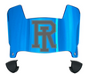 Rhode Island Rams Mini Football Helmet Visor Shield w/ Clips - PICK VISOR & LOGO COLOR