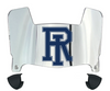 Rhode Island Rams Mini Football Helmet Visor Shield w/ Clips - PICK VISOR & LOGO COLOR