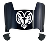Rhode Island Rams Mini Football Helmet Visor Shield w/ Clips - PICK VISOR & LOGO COLOR