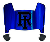 Rhode Island Rams Mini Football Helmet Visor Shield w/ Clips - PICK VISOR & LOGO COLOR