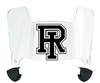 Rhode Island Rams Mini Football Helmet Visor Shield w/ Clips - PICK VISOR & LOGO COLOR
