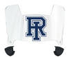 Rhode Island Rams Mini Football Helmet Visor Shield w/ Clips - PICK VISOR & LOGO COLOR