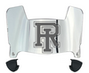 Rhode Island Rams Mini Football Helmet Visor Shield w/ Clips - PICK VISOR & LOGO COLOR
