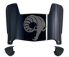 Rhode Island Rams Mini Football Helmet Visor Shield w/ Clips - PICK VISOR & LOGO COLOR