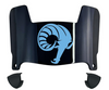Rhode Island Rams Mini Football Helmet Visor Shield w/ Clips - PICK VISOR & LOGO COLOR