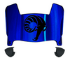 Rhode Island Rams Mini Football Helmet Visor Shield w/ Clips - PICK VISOR & LOGO COLOR
