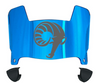 Rhode Island Rams Mini Football Helmet Visor Shield w/ Clips - PICK VISOR & LOGO COLOR