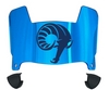 Rhode Island Rams Mini Football Helmet Visor Shield w/ Clips - PICK VISOR & LOGO COLOR