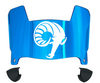 Rhode Island Rams Mini Football Helmet Visor Shield w/ Clips - PICK VISOR & LOGO COLOR