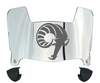 Rhode Island Rams Mini Football Helmet Visor Shield w/ Clips - PICK VISOR & LOGO COLOR