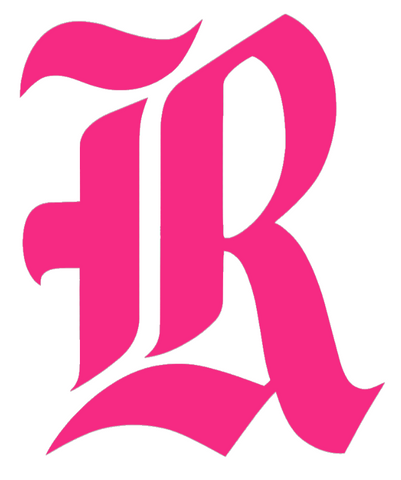 Rice Owls HOT PINK Team Logo Premium DieCut Vinyl Decal PICK SIZE