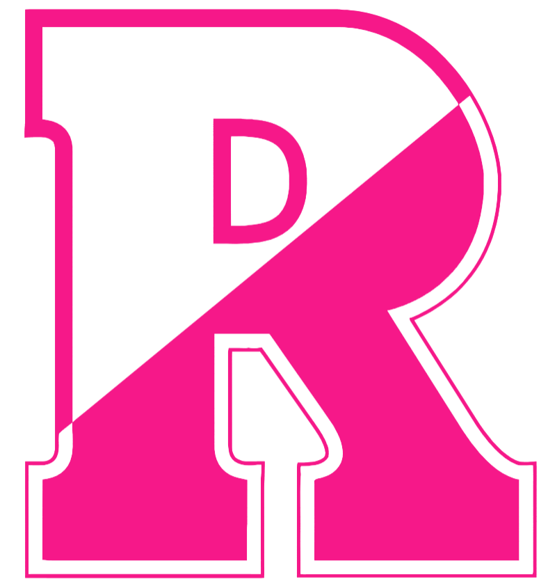 Rice Owls Hot Pink Retro Throwback Logo Premium DieCut Vinyl Decal PICK SIZE