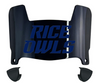 Rice Owls Mini Football Helmet Visor Shield w/ Clips - PICK VISOR & LOGO COLOR