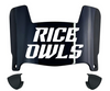 Rice Owls Mini Football Helmet Visor Shield w/ Clips - PICK VISOR & LOGO COLOR