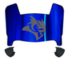 Rice Owls Mini Football Helmet Visor Shield w/ Clips - PICK VISOR & LOGO COLOR
