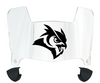 Rice Owls Mini Football Helmet Visor Shield w/ Clips - PICK VISOR & LOGO COLOR