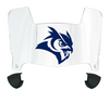 Rice Owls Mini Football Helmet Visor Shield w/ Clips - PICK VISOR & LOGO COLOR