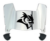 Rice Owls Mini Football Helmet Visor Shield w/ Clips - PICK VISOR & LOGO COLOR